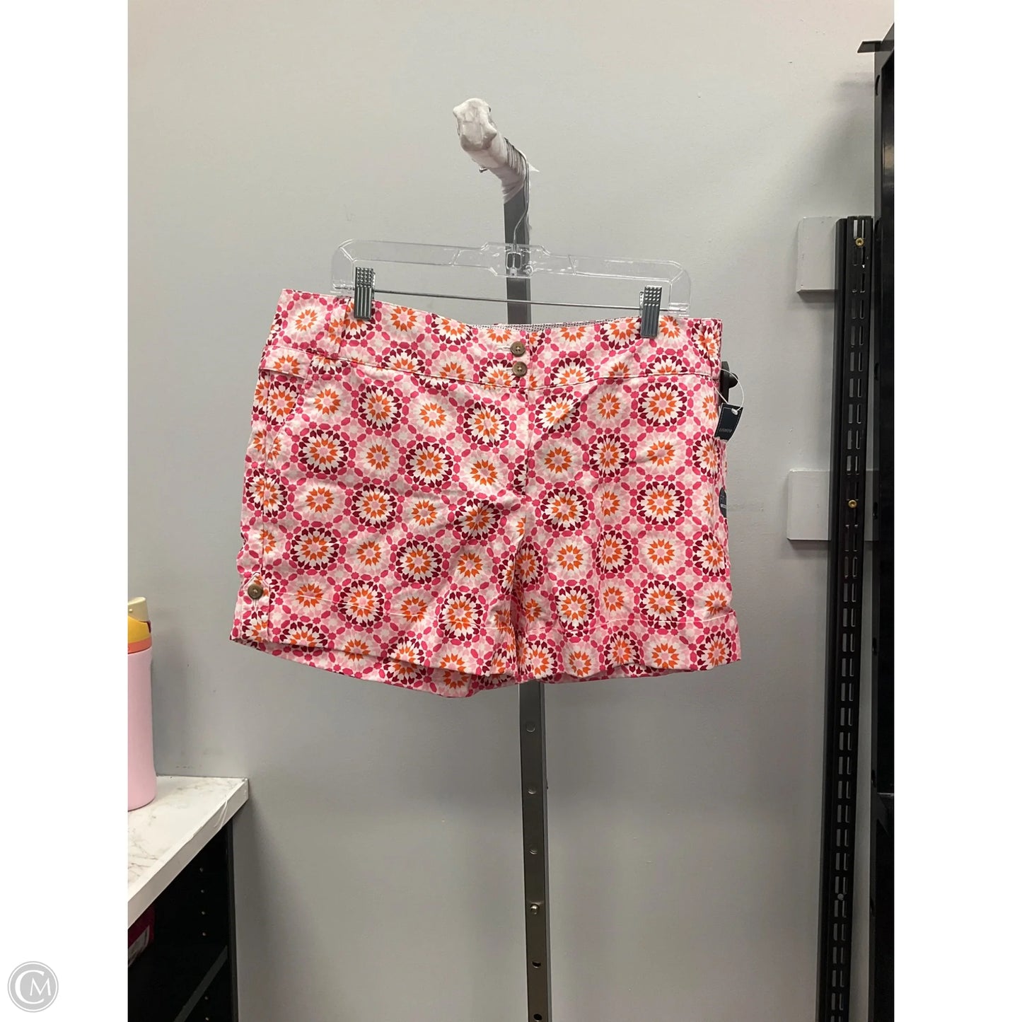 Shorts By Lands End In Pink & White, Size: 14