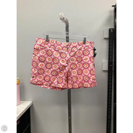 Shorts By Lands End In Pink & White, Size: 14