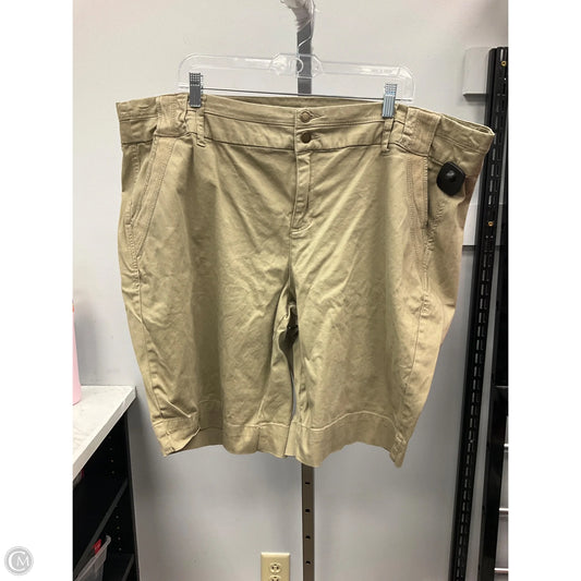 Shorts By Westport In Tan, Size: 22