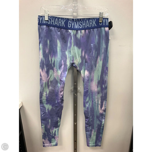 Athletic Leggings By Gym Shark In Blue, Size: L