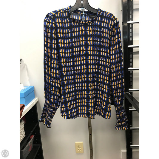 Top Long Sleeve By Rachel Zoe In Blue, Size: S