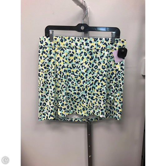 Athletic Skort By Cme In Animal Print, Size: L