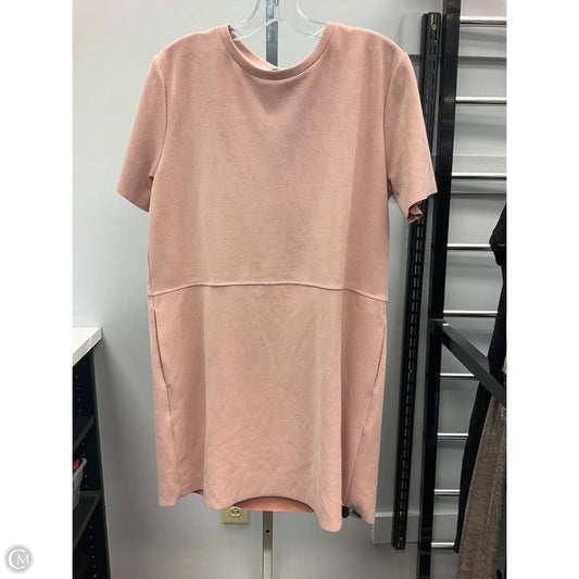 Dress Casual Short By Zara In Pink, Size: L