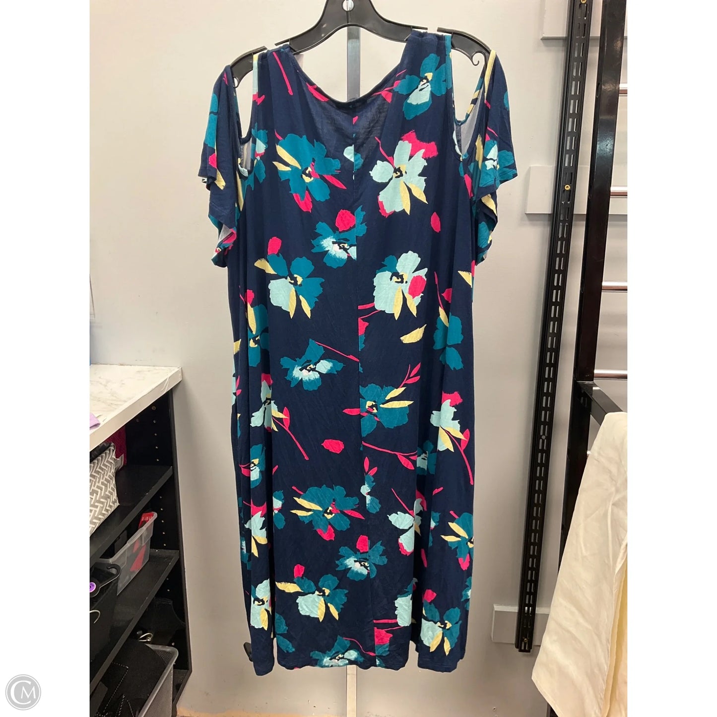 Dress Casual Short By Lane Bryant In Floral Print, Size: 22