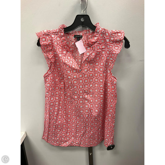 Top Sleeveless By Talbots In Red, Size: Xs