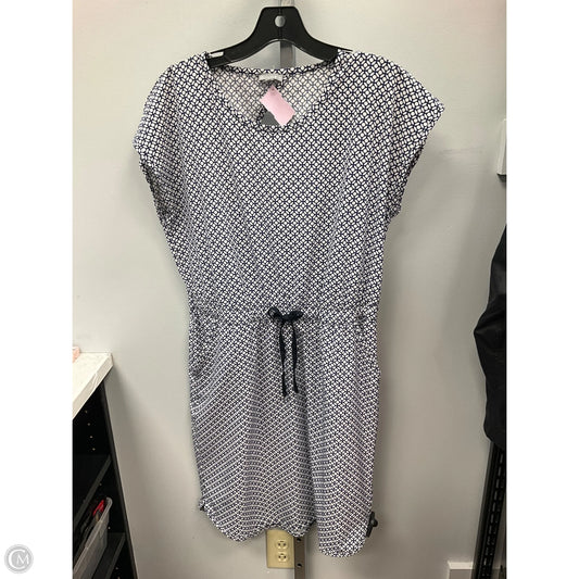 Dress Casual Short By Talbots In Blue & White, Size: Mp