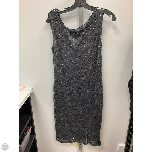 Dress Party Midi By Onyx In Grey, Size: 8