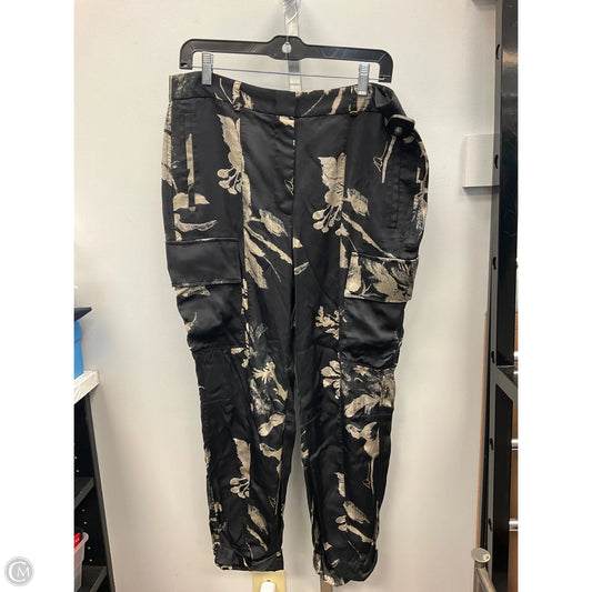 Pants Dress By Donna Karan In Black & Tan, Size: 12