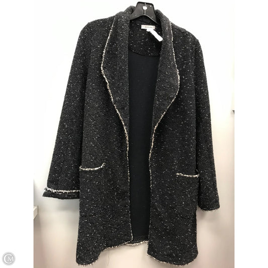 Blazer By Max Studio In Black & Cream, Size: M