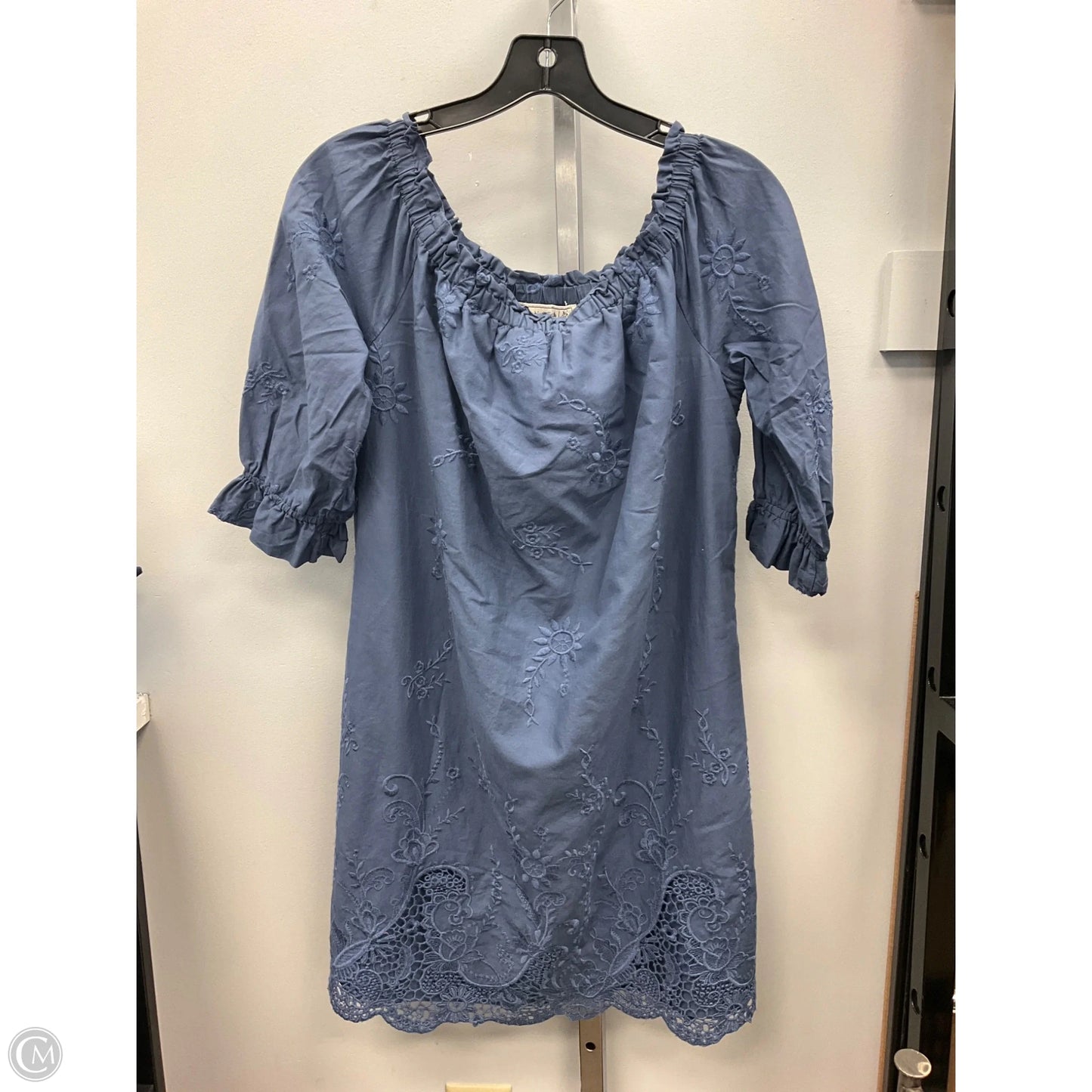 Dress Casual Short By Abercrombie And Fitch In Blue, Size: M