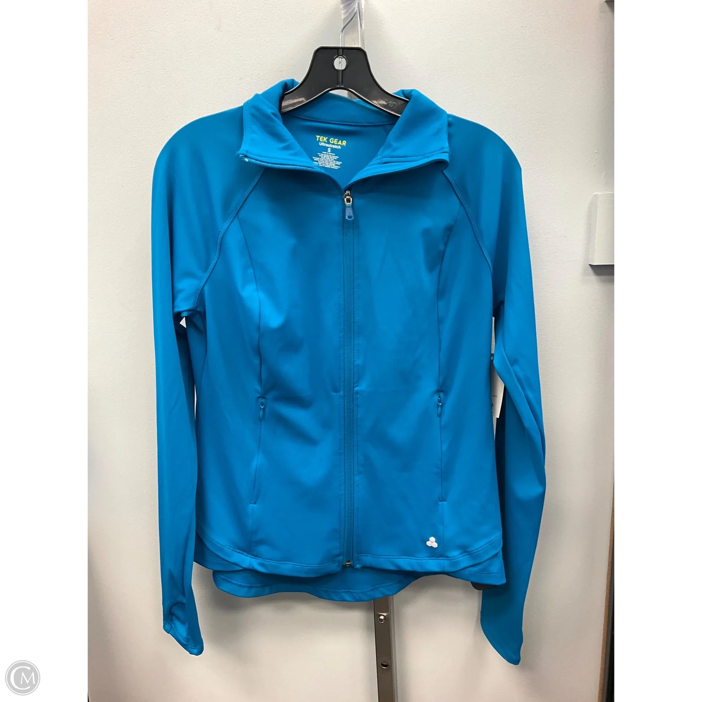 Athletic Jacket By Tek Gear In Blue, Size: S