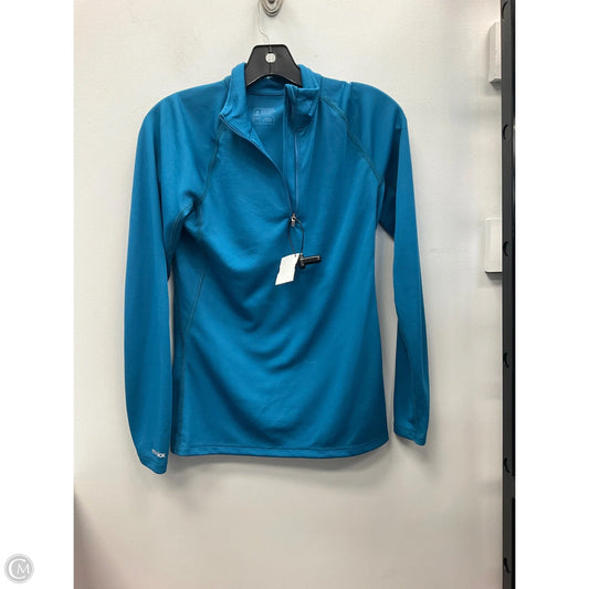 Athletic Top Long Sleeve Crewneck By Cme In Teal, Size: Xs