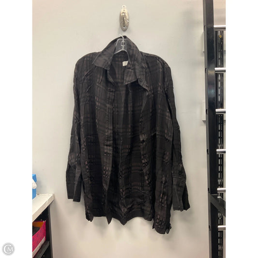 Top Long Sleeve By Cos In Black & Brown, Size: Xl