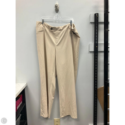 Pants Dress By Soho Apparel In Tan, Size: 3x