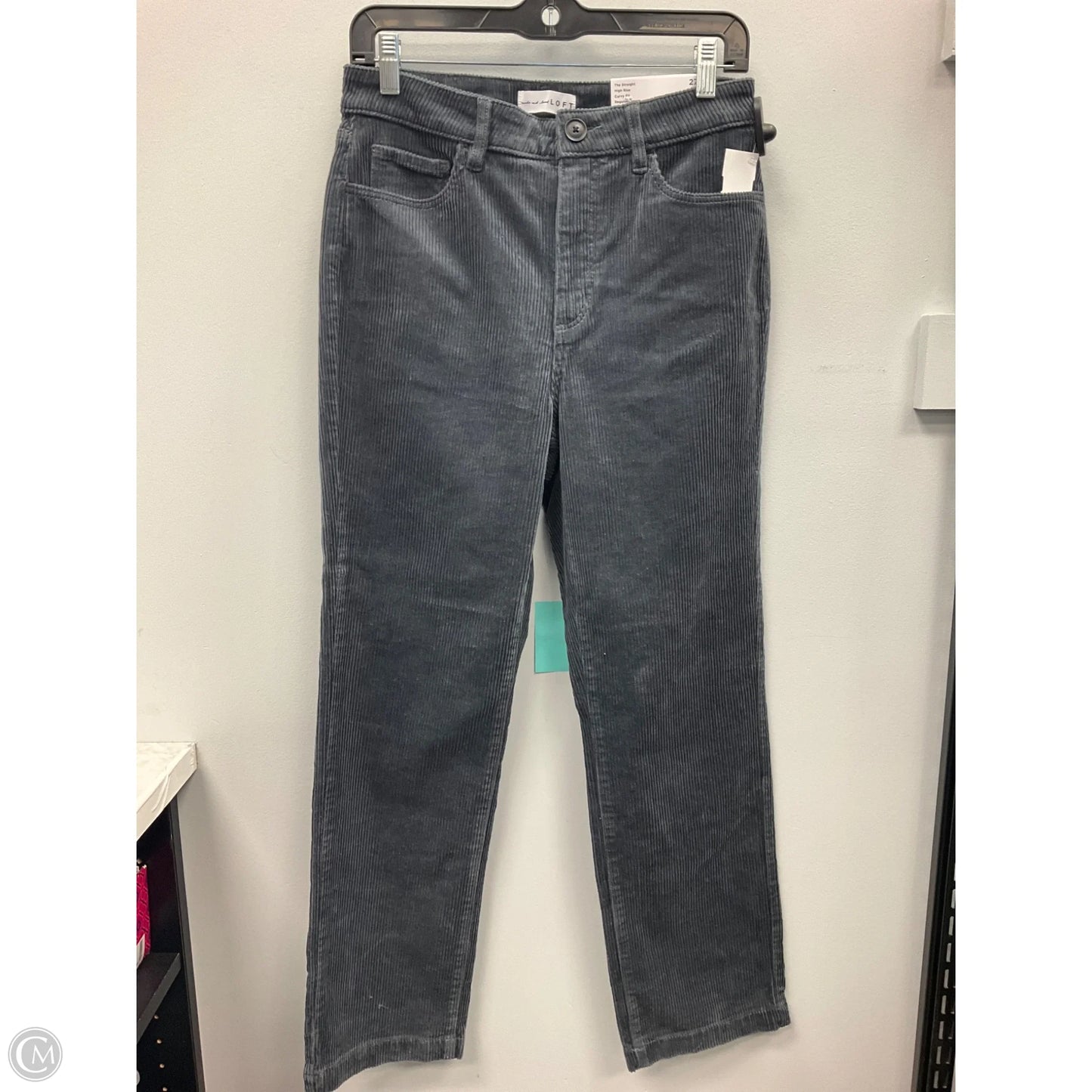 Pants Corduroy By Loft In Grey, Size: 4