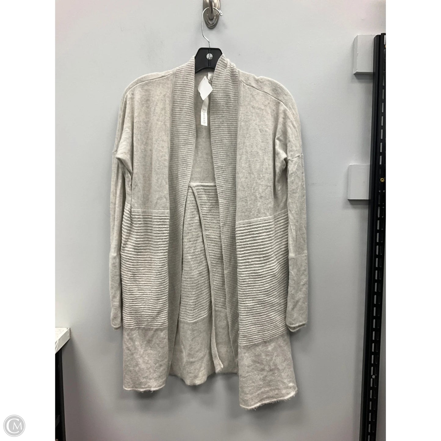 Sweater Cardigan By Lululemon In Grey, Size: 2