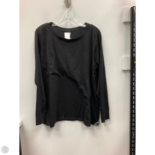 Top Long Sleeve Basic By Torrid In Black, Size: 2x