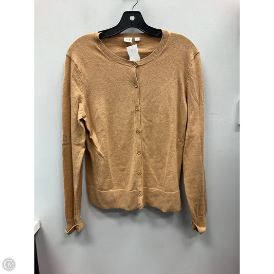 Cardigan By Gap In Tan, Size: M