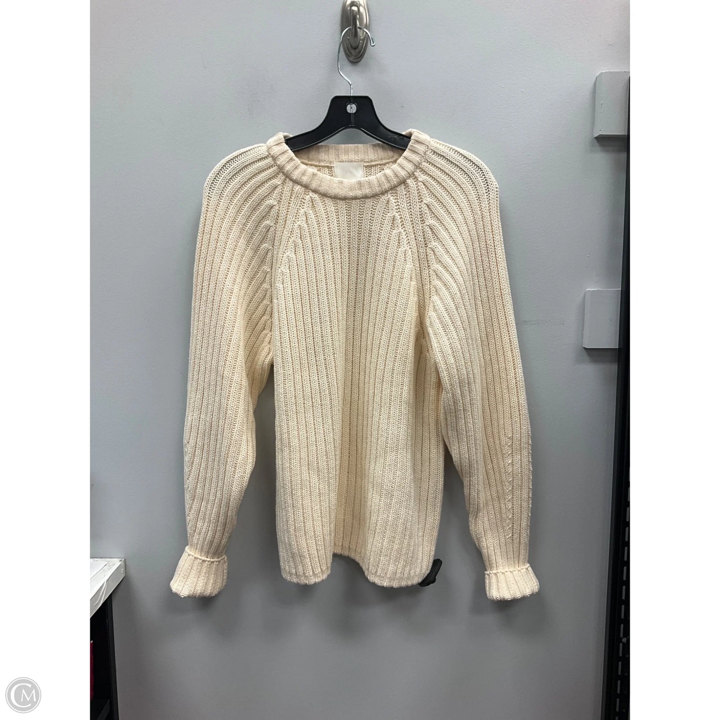 Sweater By H&m In Cream, Size: M