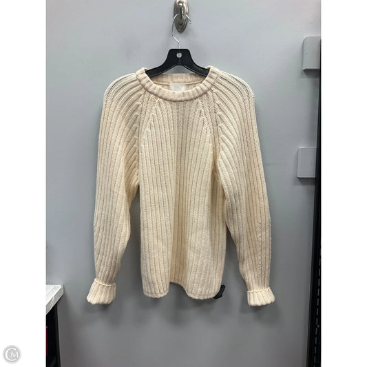 Sweater By H&m In Cream, Size: M