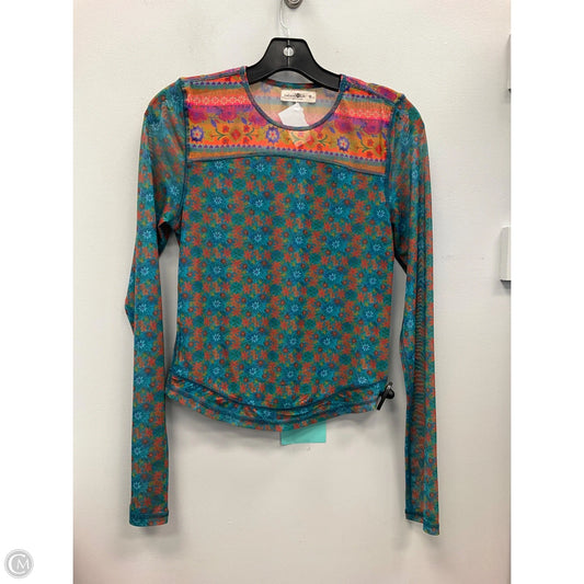 Top Long Sleeve By Natural Life In Floral Print, Size: M
