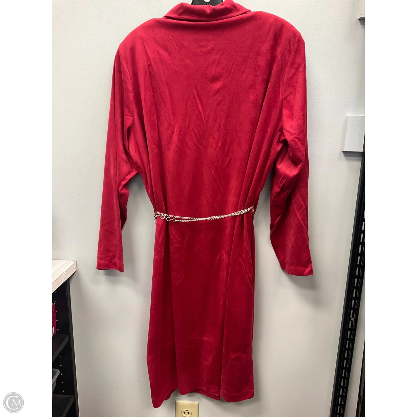 Dress Casual Short By Jessica Holbrook In Red, Size: 1x