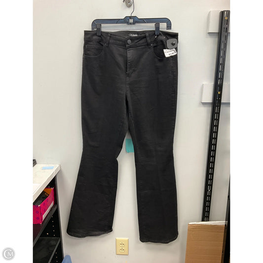 Jeans Flared By D Jeans In Black, Size: 14