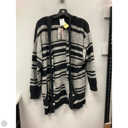Cardigan By Serra In Black & Grey, Size: S