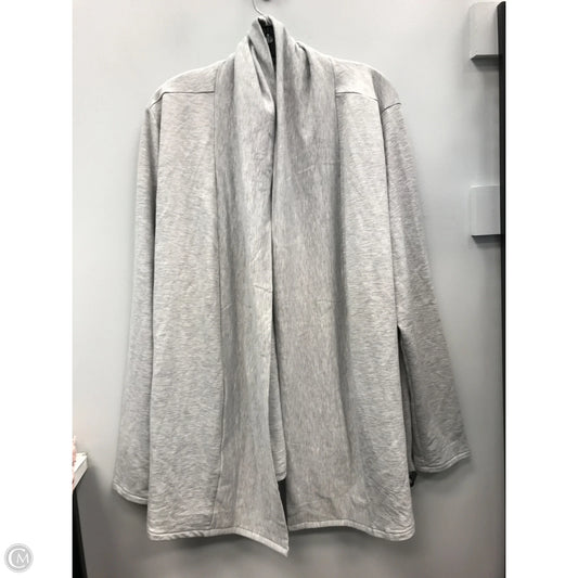 Cardigan By Jockey In Grey, Size: Xxl