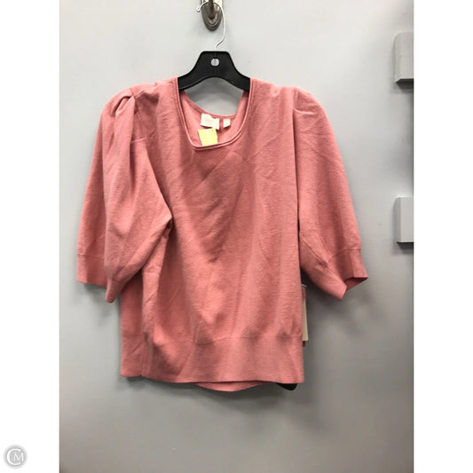 Top Short Sleeve By Cyrus In Pink, Size: L