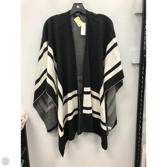 Poncho By Lane Bryant In Black & Cream, Size: Osfm