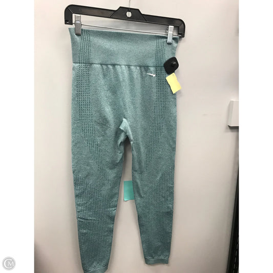 Athletic Leggings Capris By Gym Shark In Green, Size: M