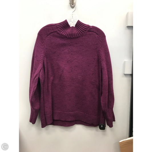 Sweater By J. Jill In Purple, Size: Xl