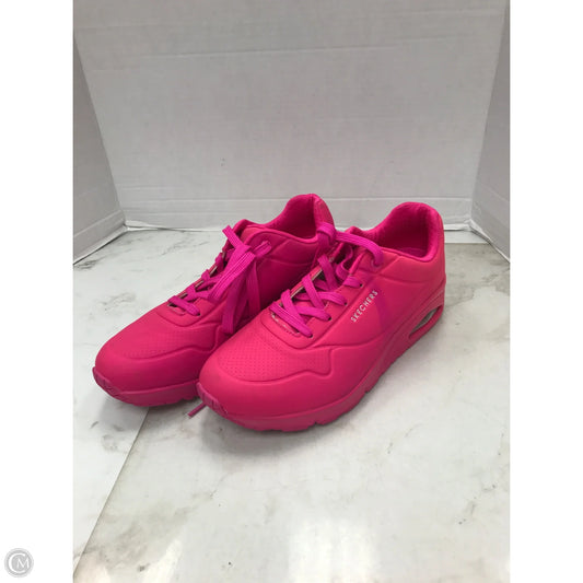 Shoes Athletic By Skechers In Pink, Size: 9.5