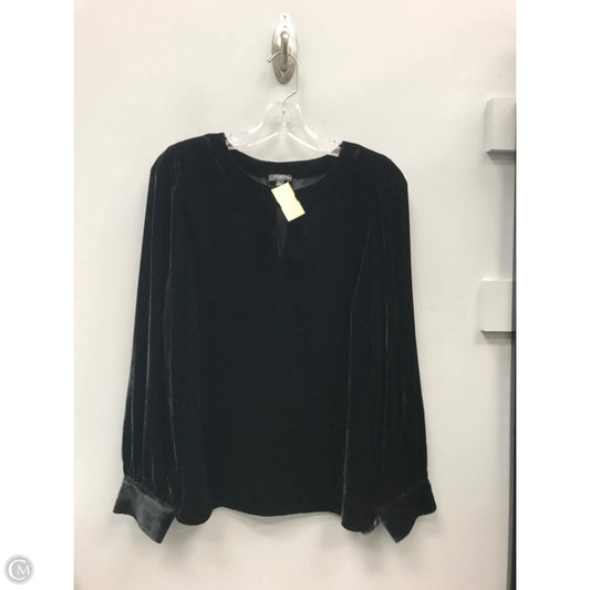 Top Long Sleeve By Talbots In Black, Size: Lp