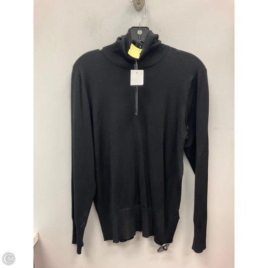 Sweater By Cable And Gauge In Black, Size: Xl