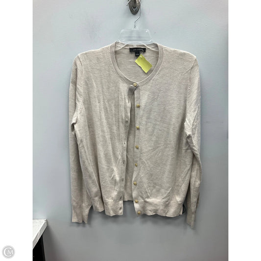 Cardigan By Ann Taylor In Tan, Size: L