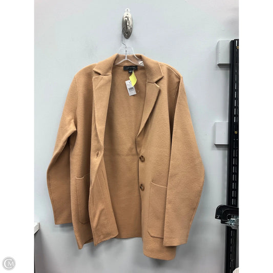 Cardigan By Ann Taylor In Tan, Size: L