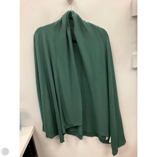 Athletic Top Long Sleeve Crewneck By Athleta In Green, Size: L