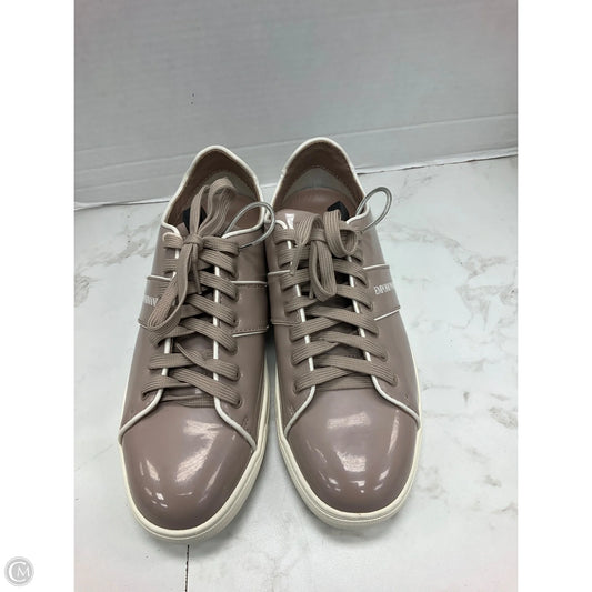 Shoes Athletic By Emporio Armani In Tan, Size: 8