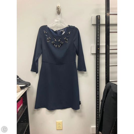 Dress Casual Midi By Banana Republic In Blue, Size: 8