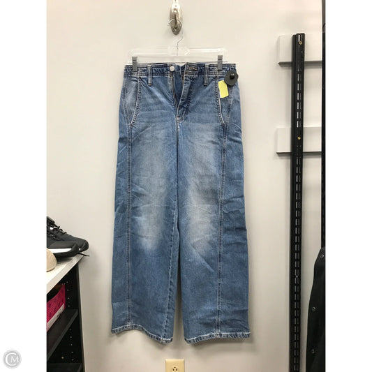 Jeans Wide Leg By Clothes Mentor In Blue Denim, Size: 4
