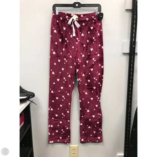 Pajama Pants By Clothes Mentor In Maroon, Size: M