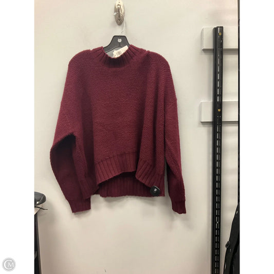 Sweater By Z Supply In Maroon, Size: L