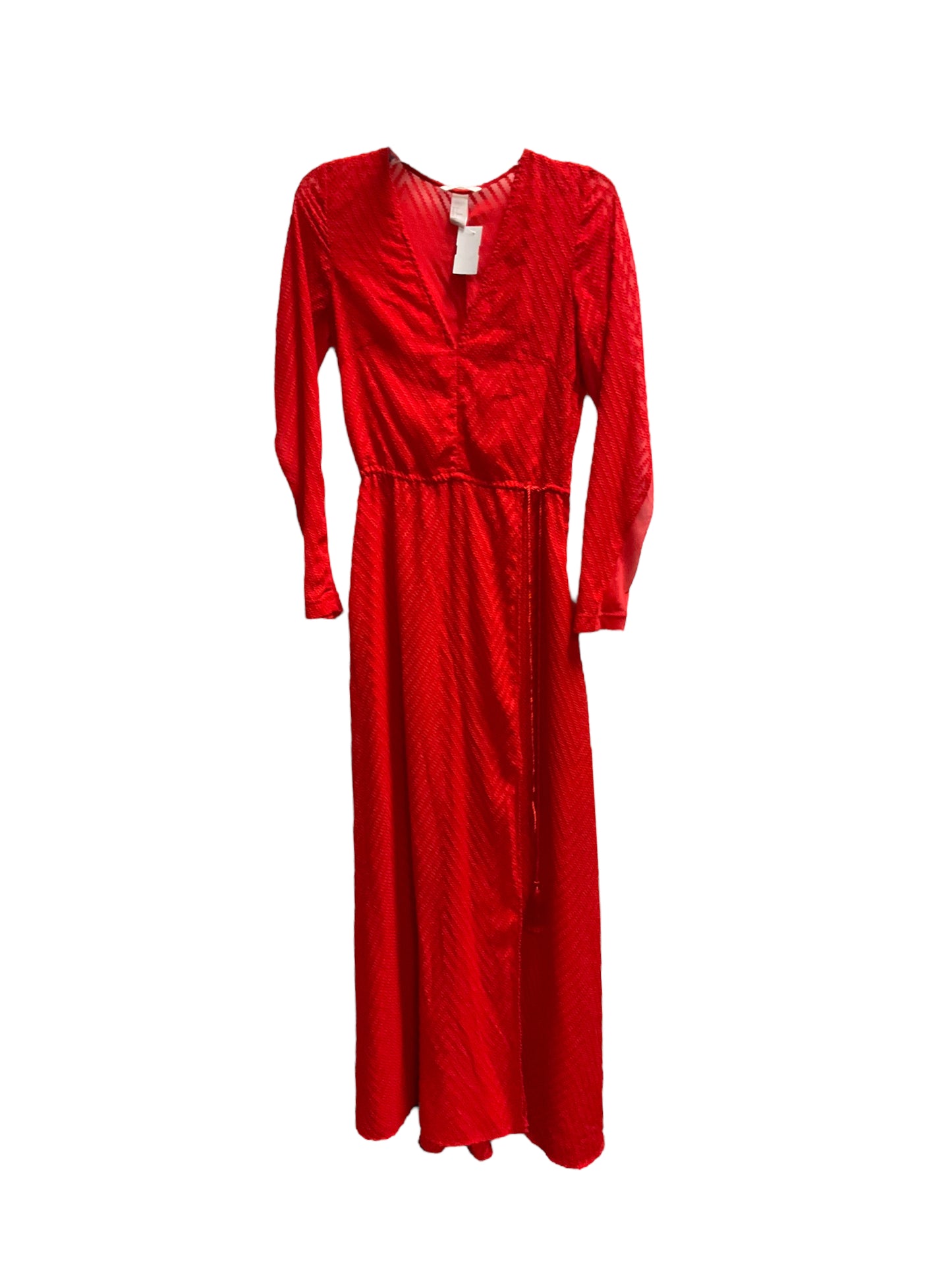 Red Dress Casual Maxi H&m, Size 4