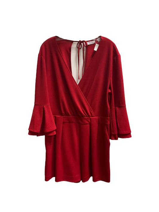 Red Romper New York And Co, Size L