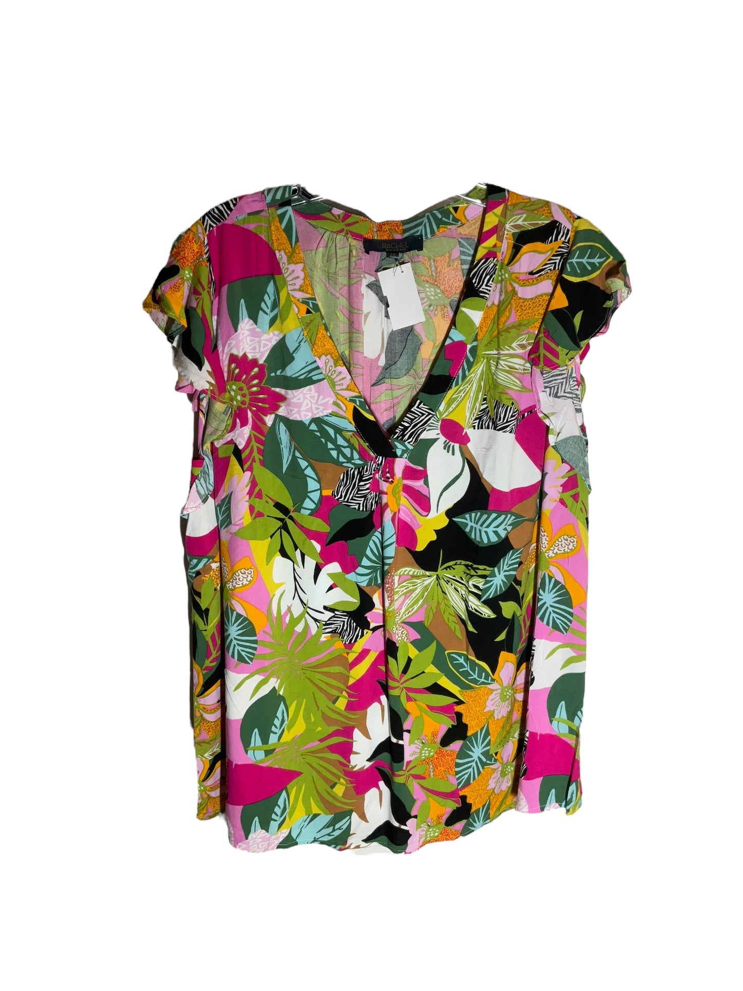 Floral Print Top Sleeveless Rachel Roy, Size 1x