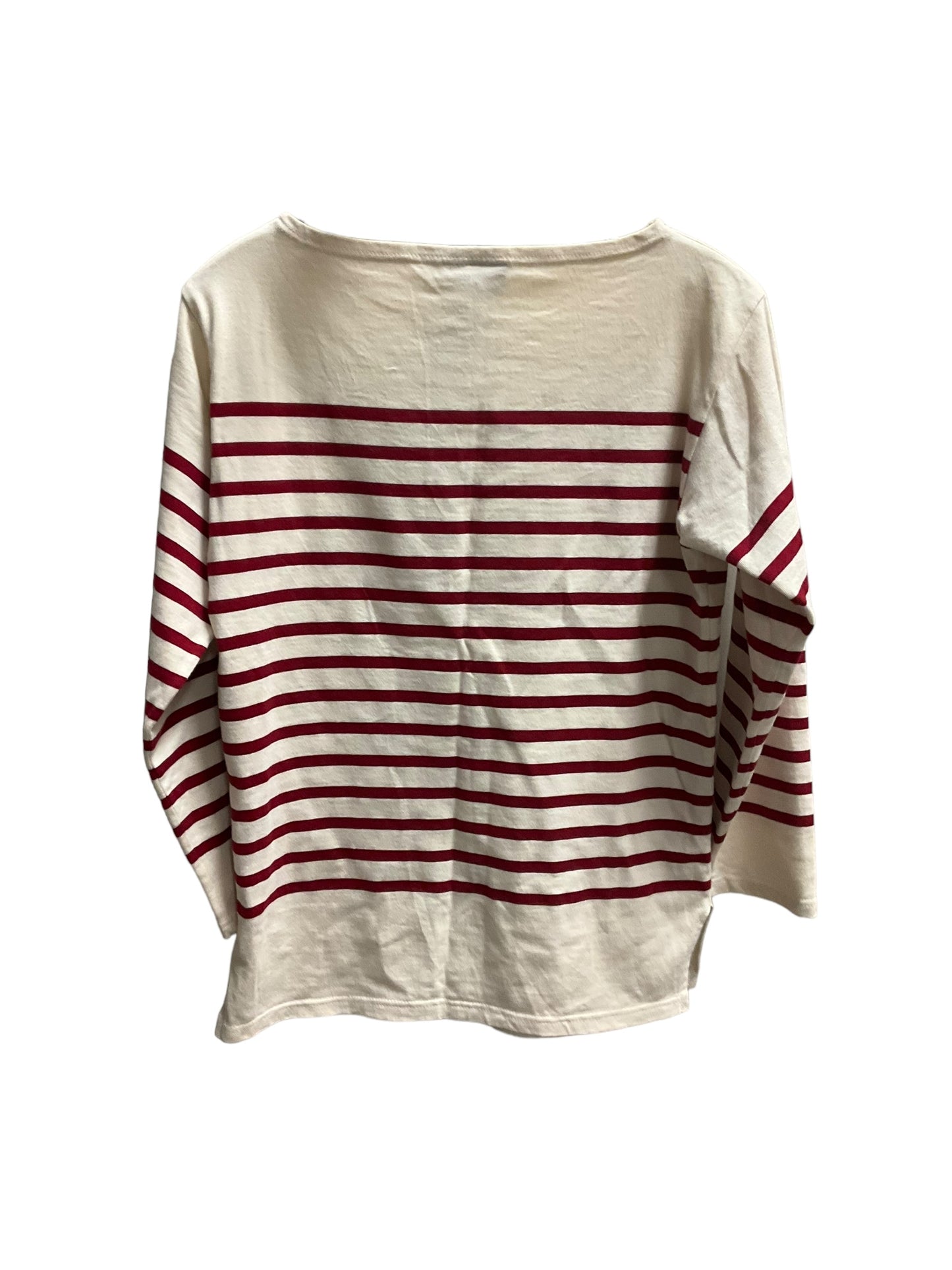 Top Long Sleeve By Cmb In Striped Pattern, Size: M