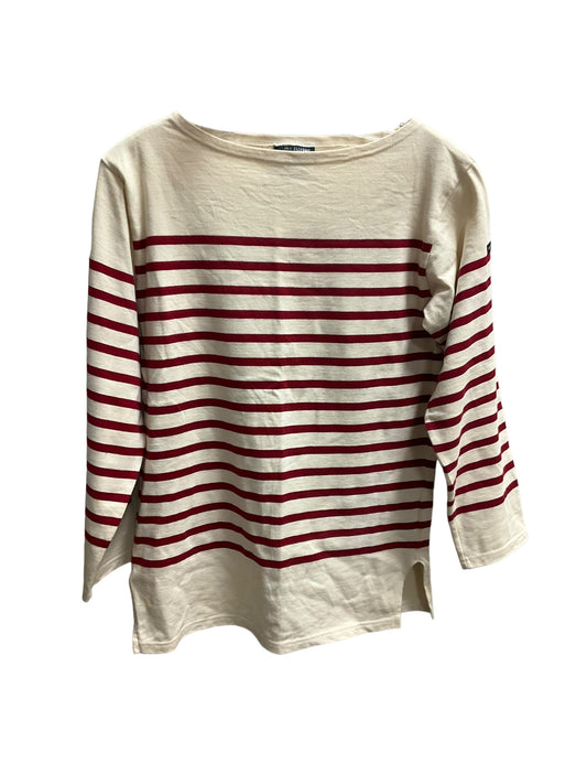 Top Long Sleeve By Cmb In Striped Pattern, Size: M