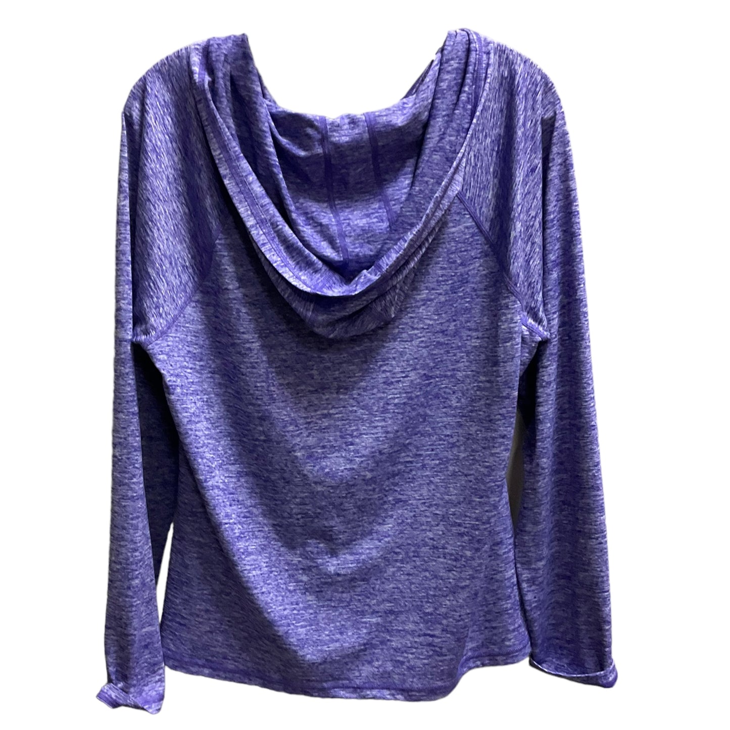 Athletic Top Long Sleeve Collar By Ideology In Purple, Size: Xl